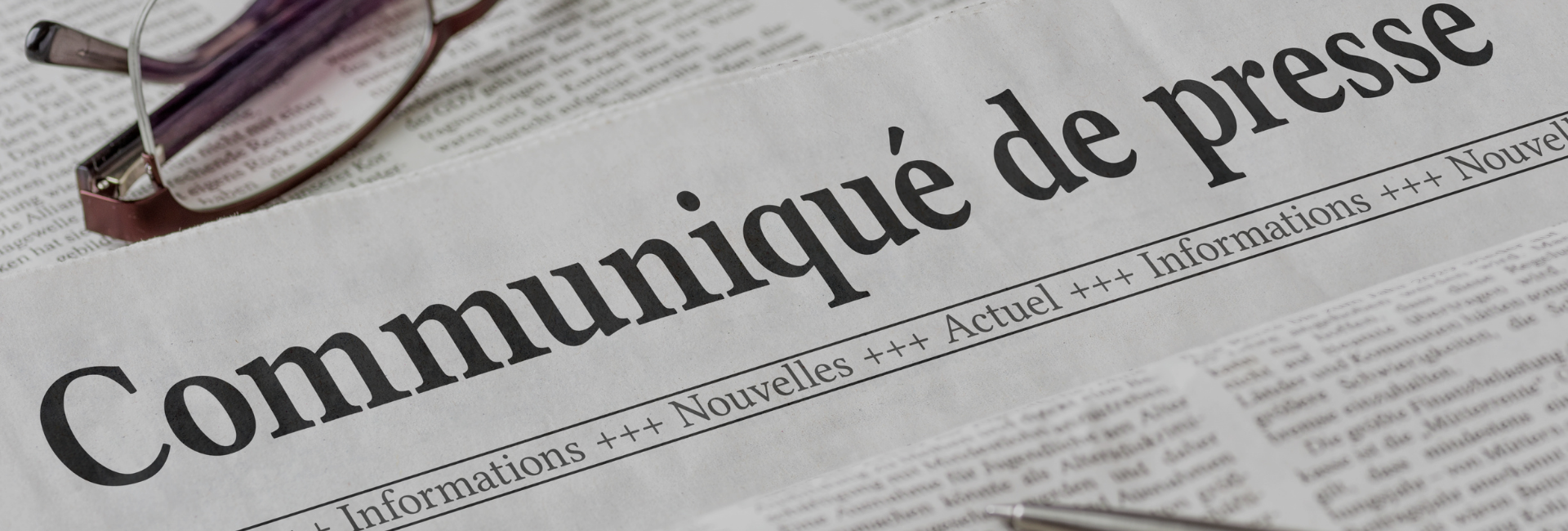 Bannière Communiqués