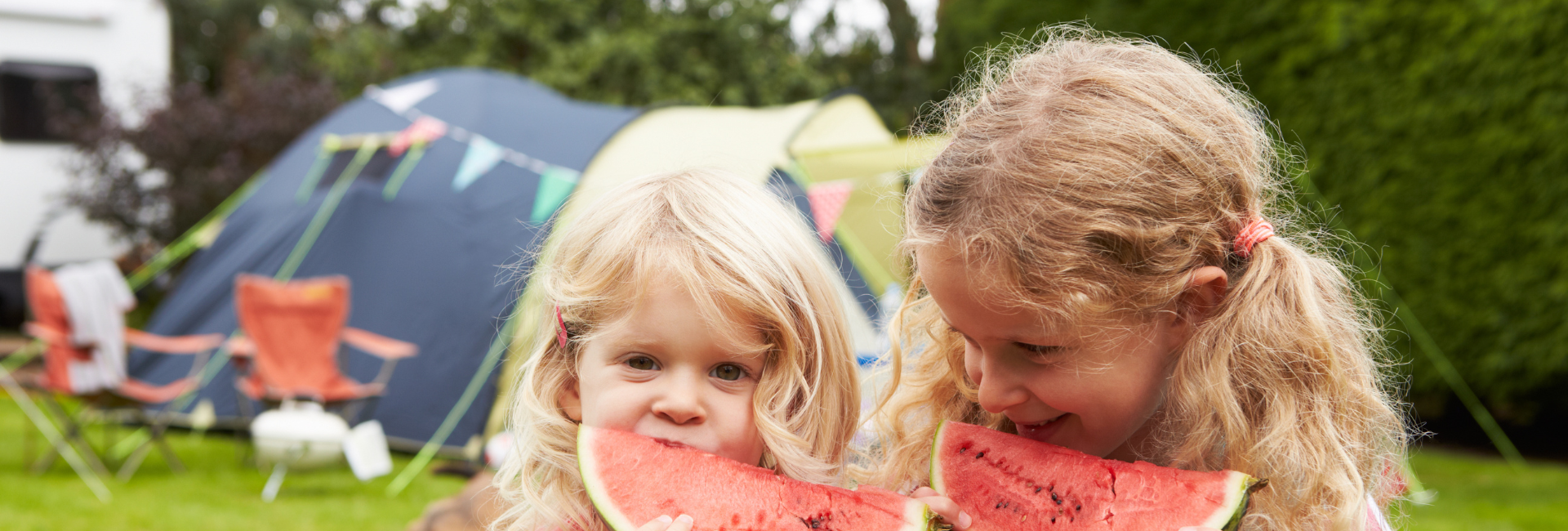 Bannière Camping en chiffres